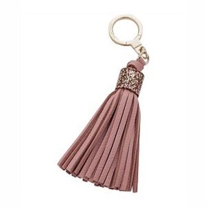 ♠️ Kate Spade ♠️ leather tassel keychain